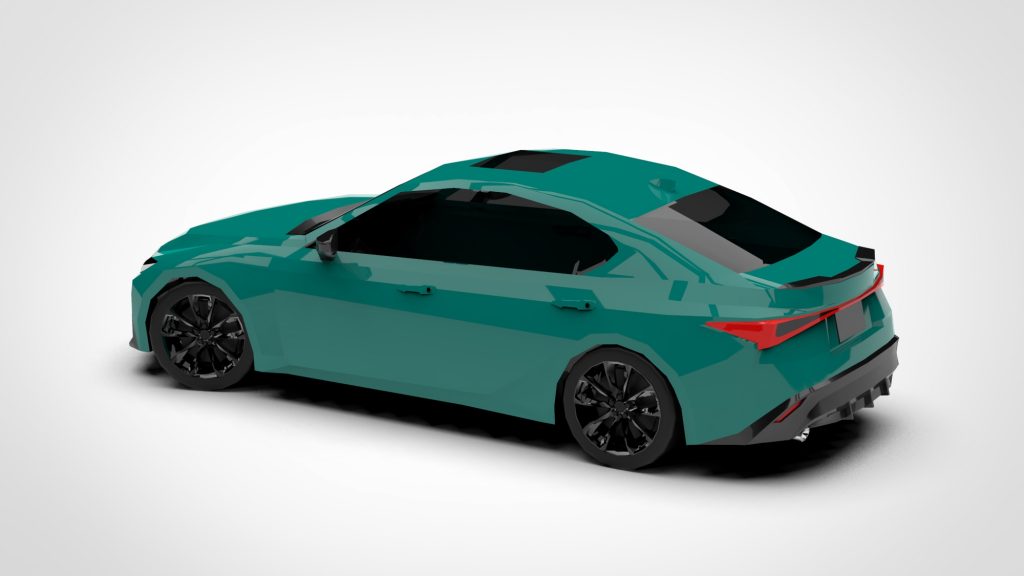 图片[4]-Lexus IS 300 Low Poly