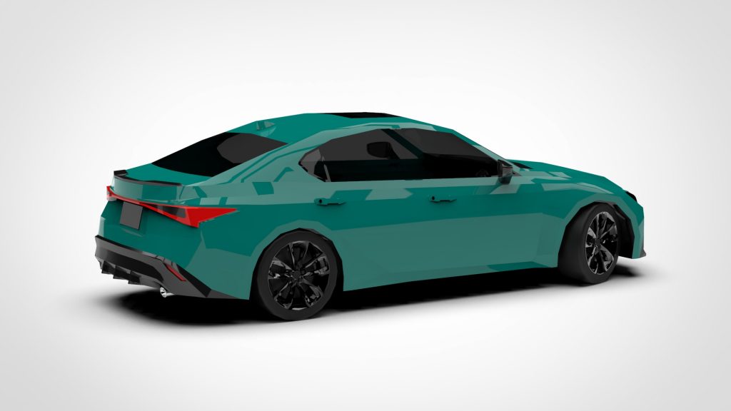 图片[5]-Lexus IS 300 Low Poly