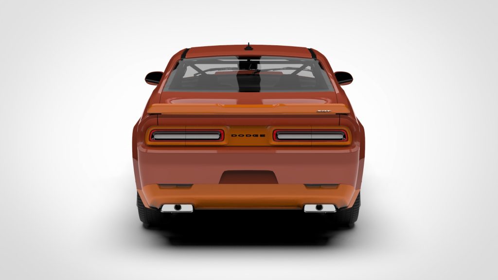 图片[6]-DODGE Challenger SRT Low Poly