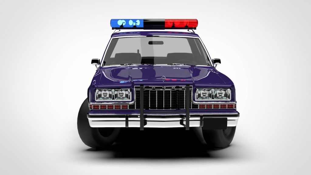 图片[1]-DODGE Diplomat Police Car 1980