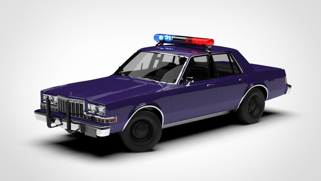 图片[2]-DODGE Diplomat Police Car 1980