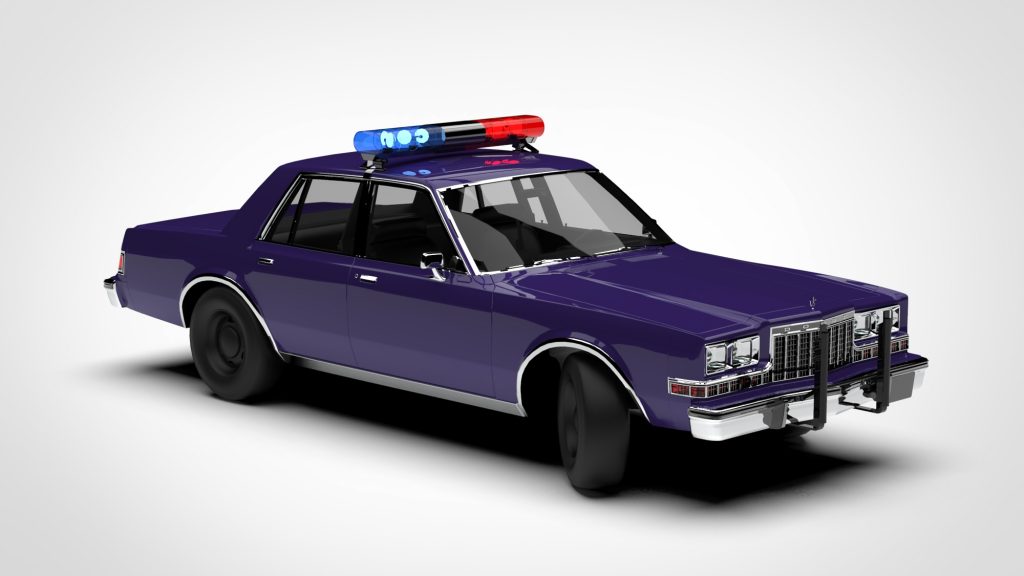 图片[3]-DODGE Diplomat Police Car 1980