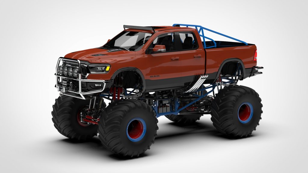 图片[2]-DODGE RAM 1500 Rebel Monster Truck 2019