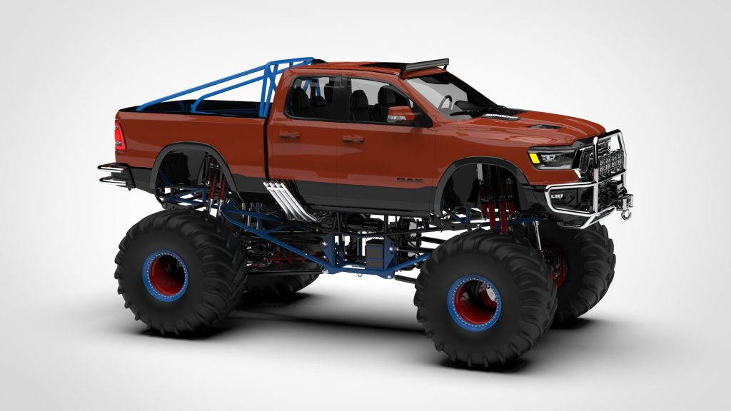 图片[3]-DODGE RAM 1500 Rebel Monster Truck 2019