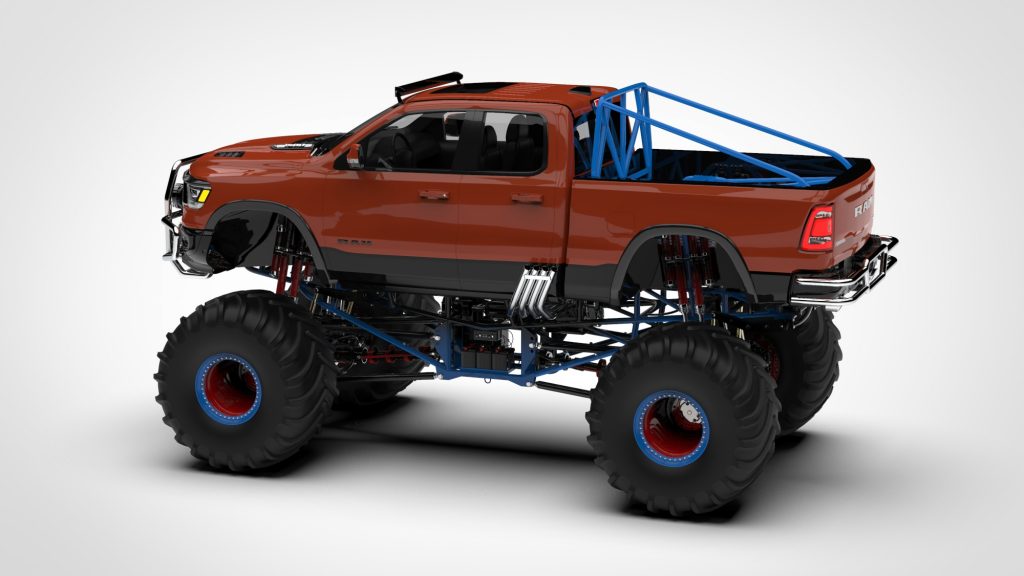 图片[4]-DODGE RAM 1500 Rebel Monster Truck 2019