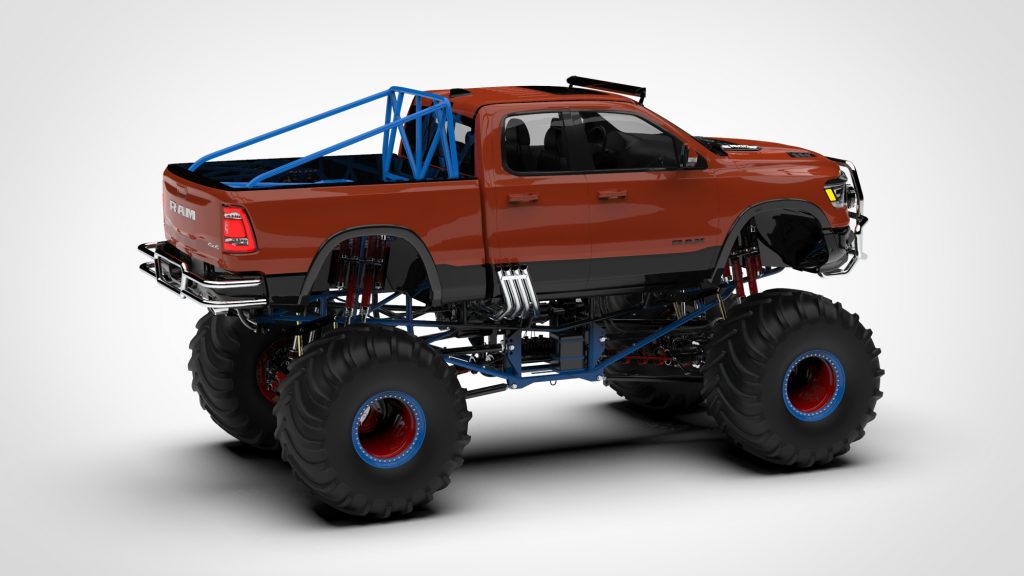 图片[5]-DODGE RAM 1500 Rebel Monster Truck 2019