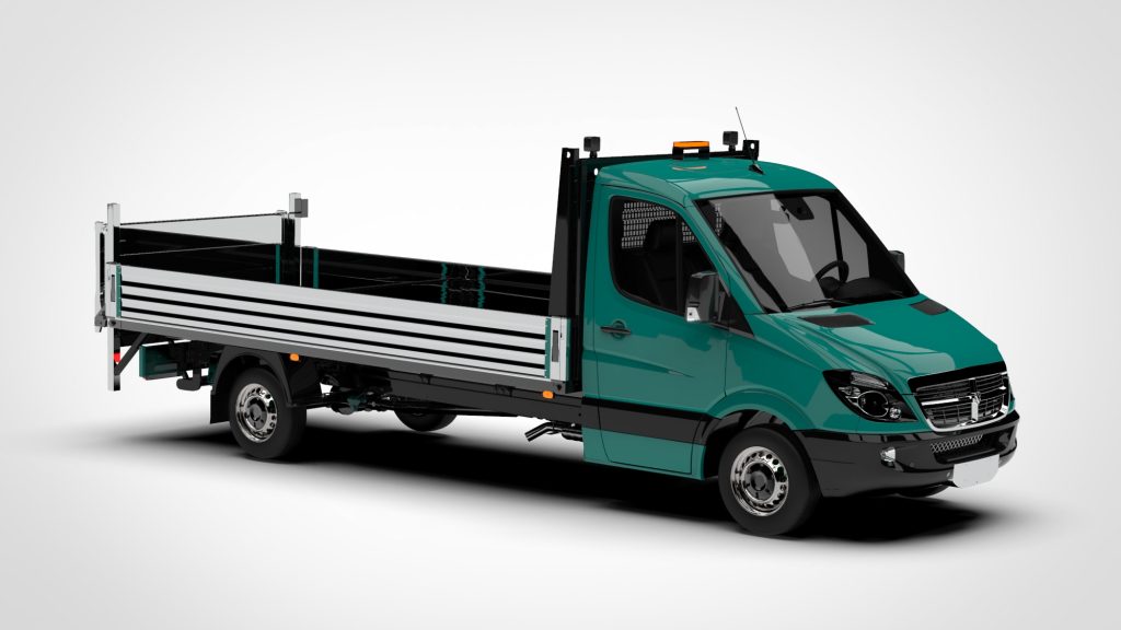 图片[3]-DODGE Sprinter Dropside Tail Lift 2009