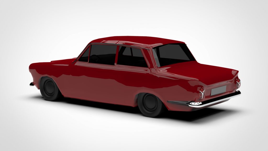 图片[4]-Ford Cortina Lotus Mk1 Low Poly 1963