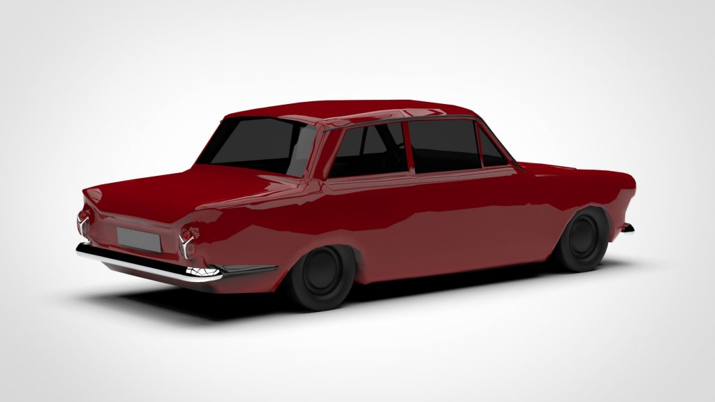 图片[5]-Ford Cortina Lotus Mk1 Low Poly 1963