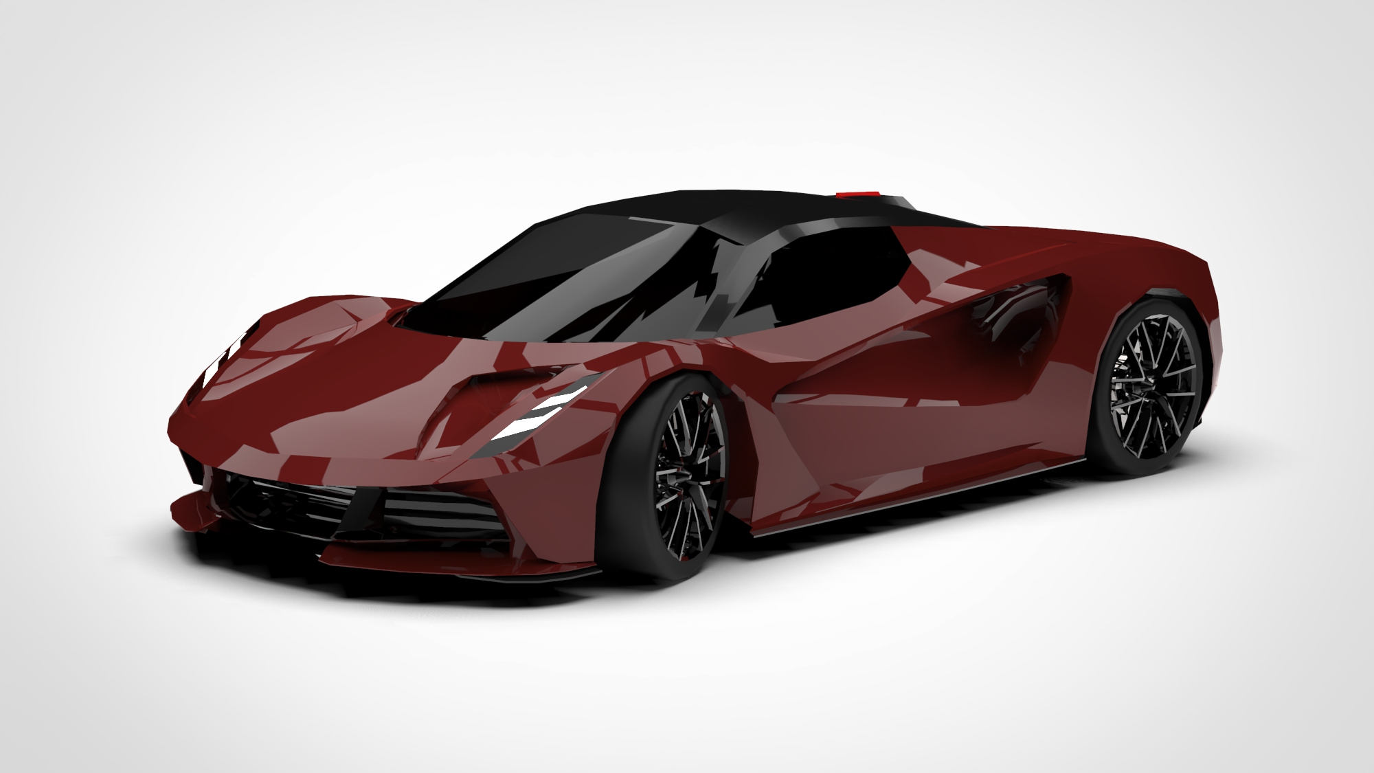 Lotus Evija Low Poly 2023